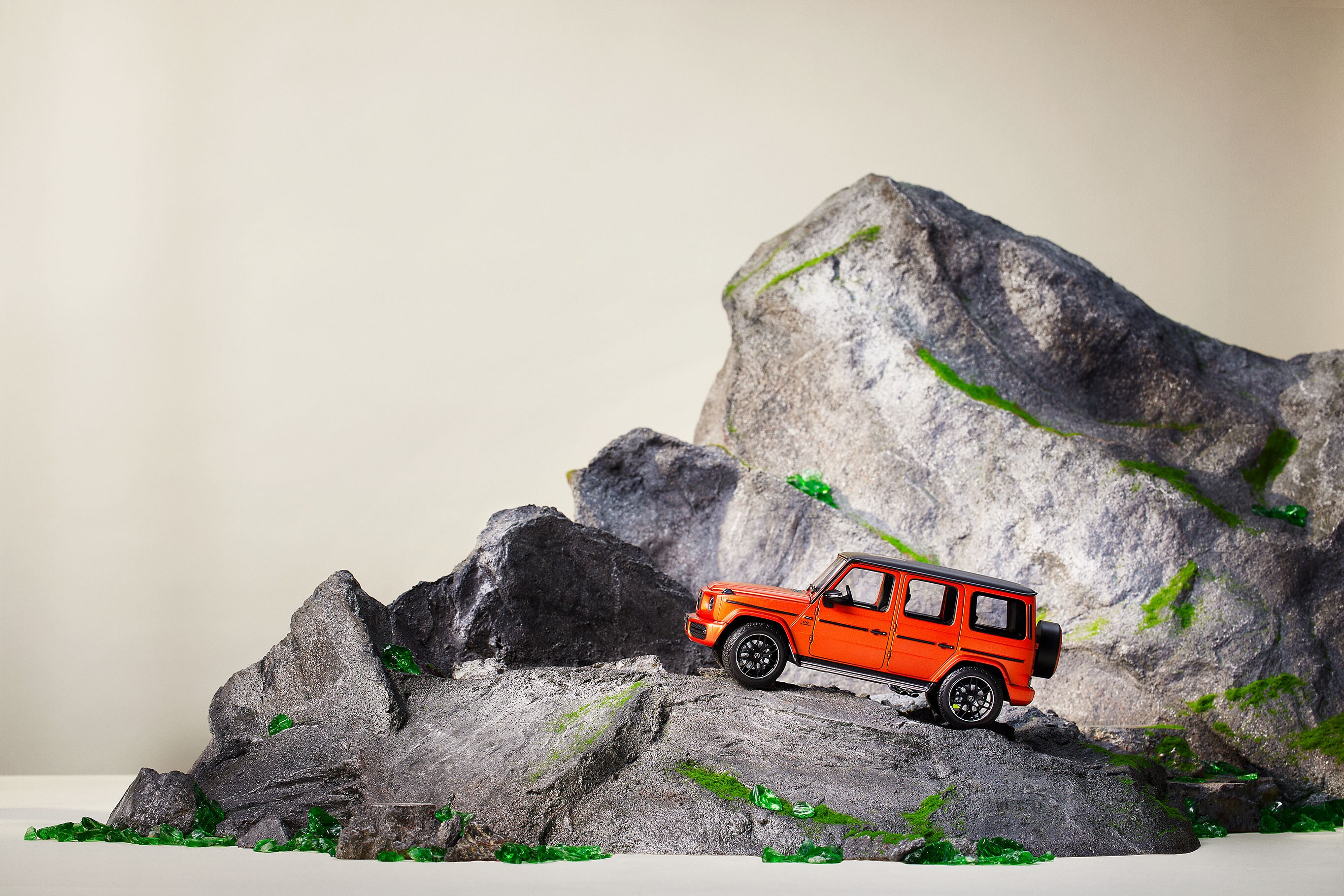 Mercedes-Benz - G-Klasse, Geländewagen, W463, Pullback, sand