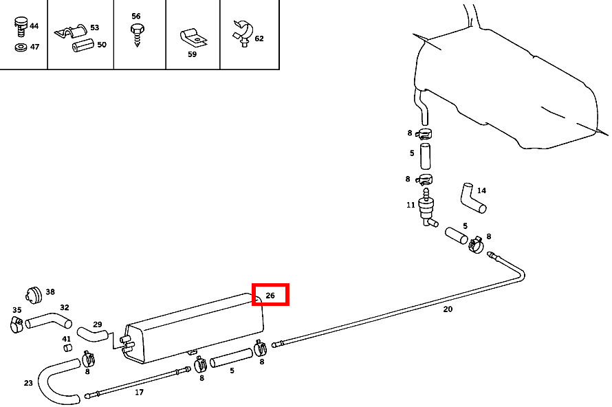 Aktivkohlefilter 560 SL 107 Aktivkohlefilter 560 SL 107