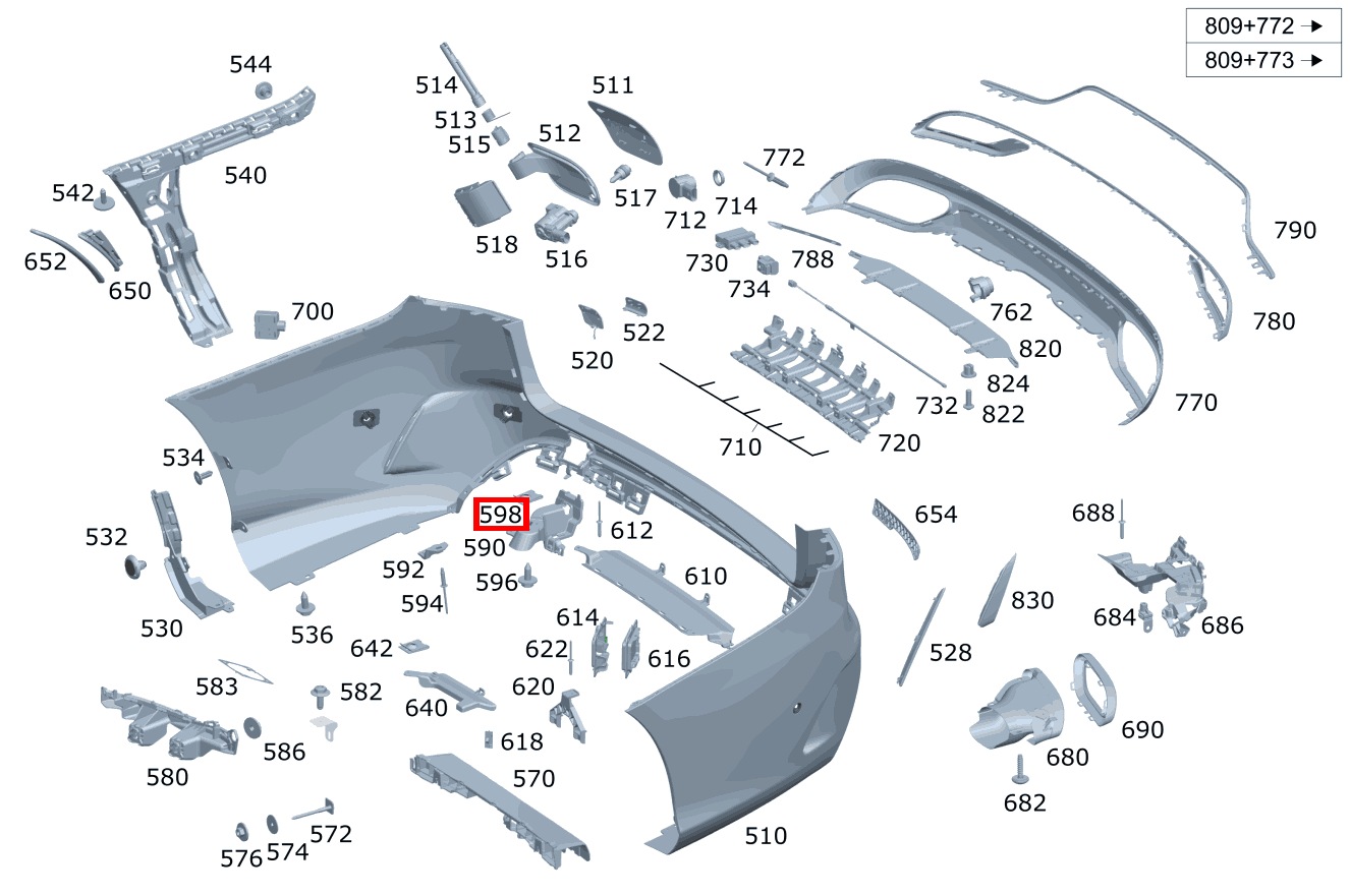STECKMUTTER Stoßfänger an Karosserie C 220 d T-Modell 247