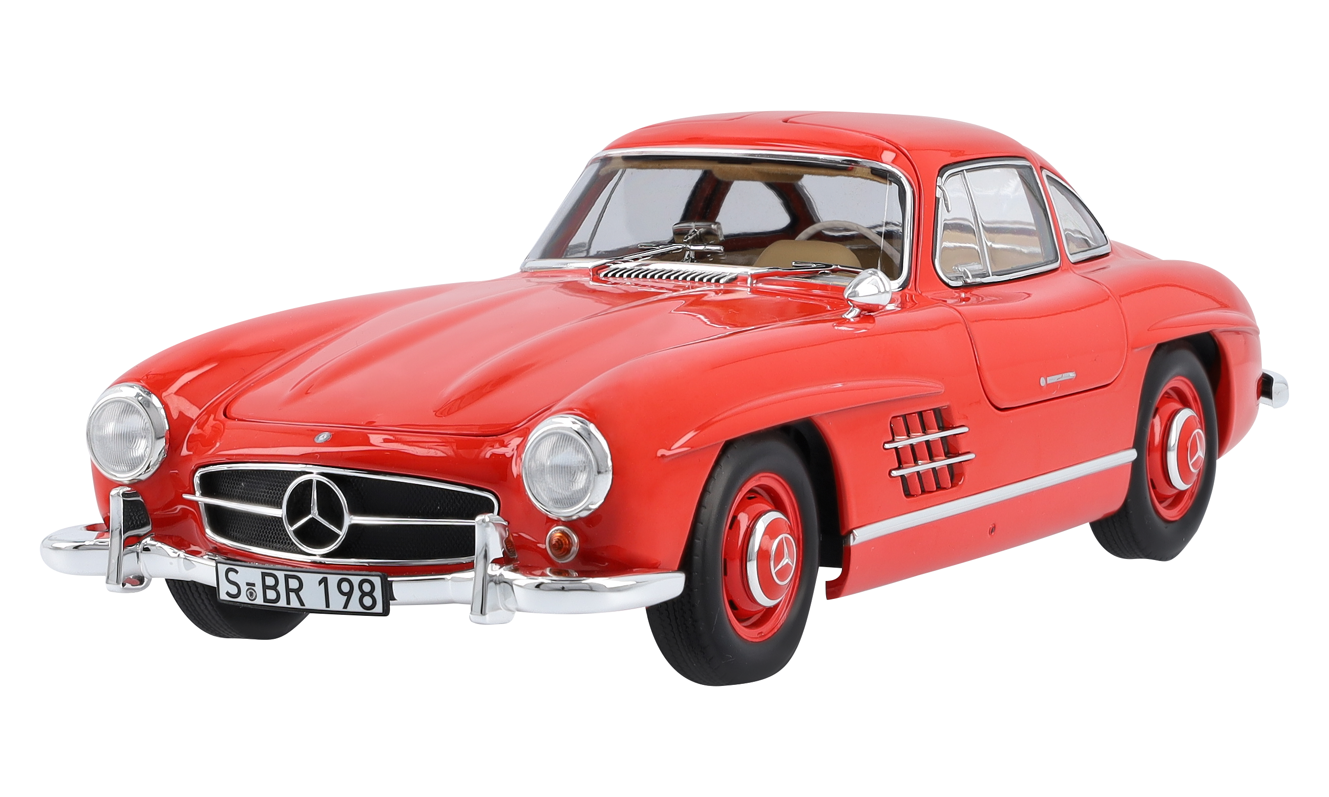 300 SL Coupé (1954-1963) W 198 feuerwehrrot, Norev, 1:18