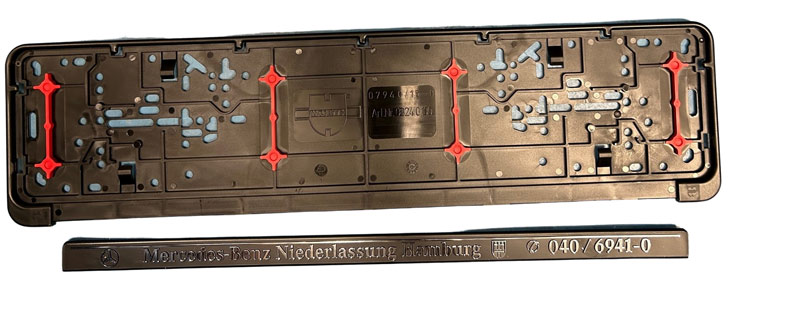 Kennzeichenunterlage MB Hamburg