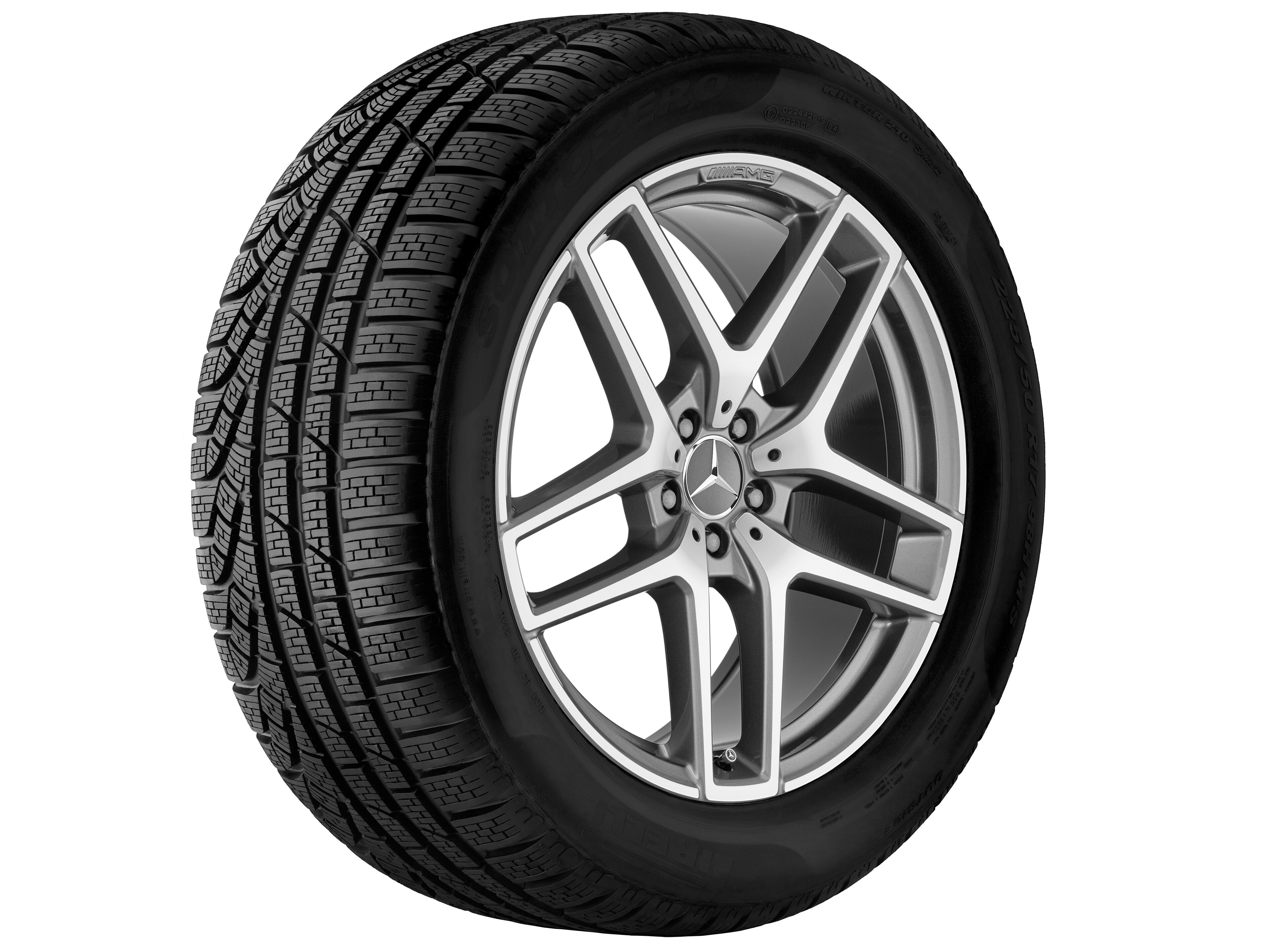 Mercedes-Benz - AMG 5-Doppelspeichen-Rad, 48,3 cm (19 Zoll) AMG 5-Doppelspeichen-Rad, 48,3 cm (19 Zoll)