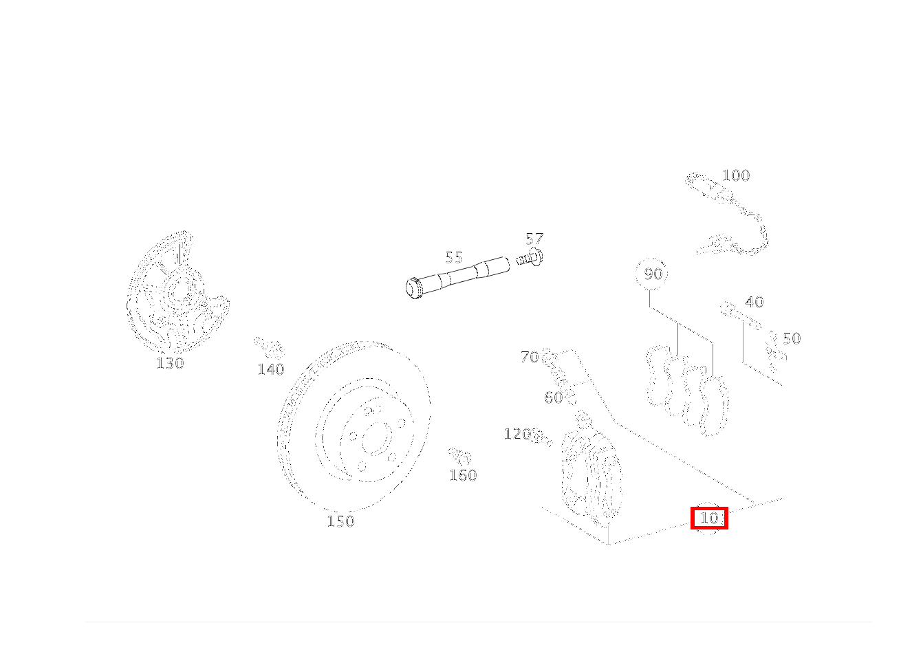 Teilesatz Bremssattel Vorn links CLS 500 Coupé 219 Teilesatz Bremssattel Vorn links CLS 500 Coupé 219