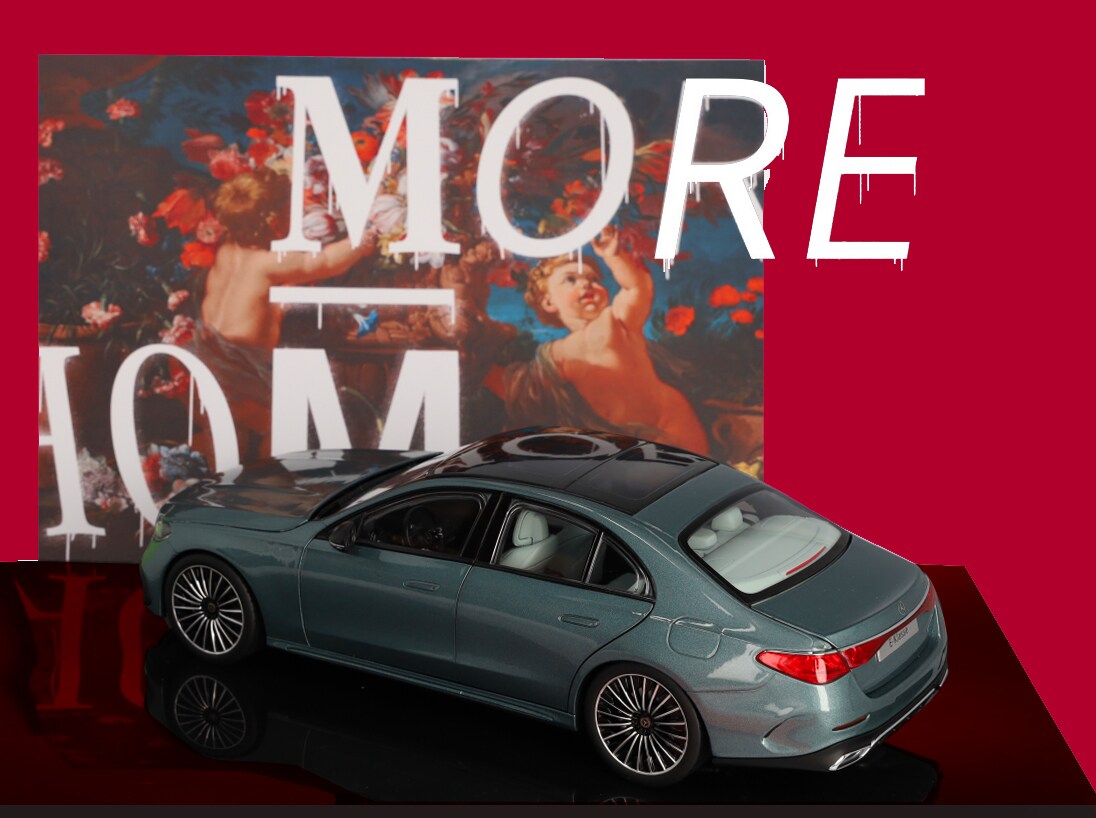 E-Klasse, Limousine, AMG Line, W214 MANUFAKTUR alpingrau uni, 1:18