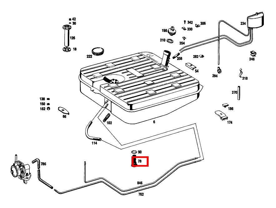 TANKFILTER 280 SEL 4.5 108