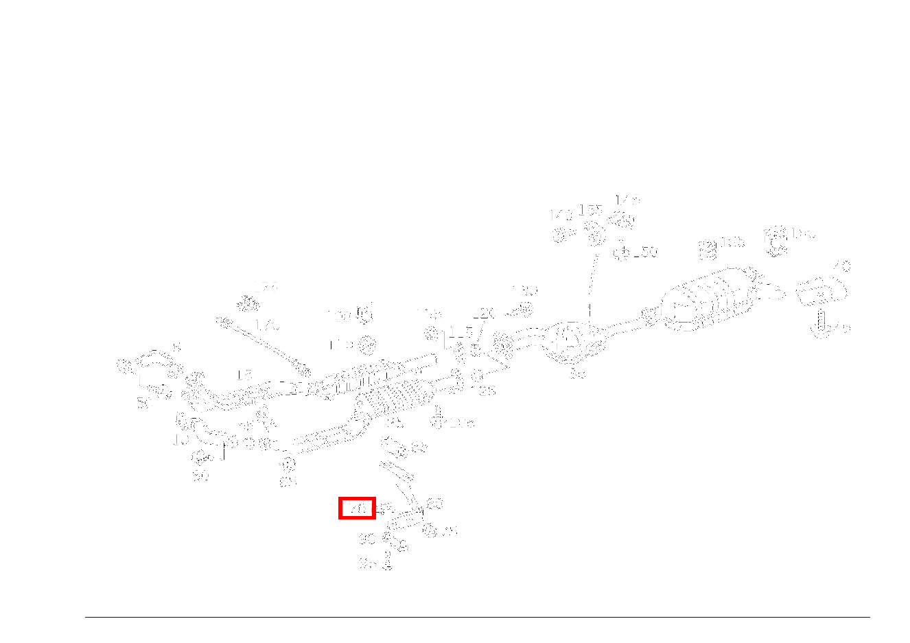 Platte HALTER AN AUSPUFFROHR VORN SL 600 Roadster mit Automatik 129