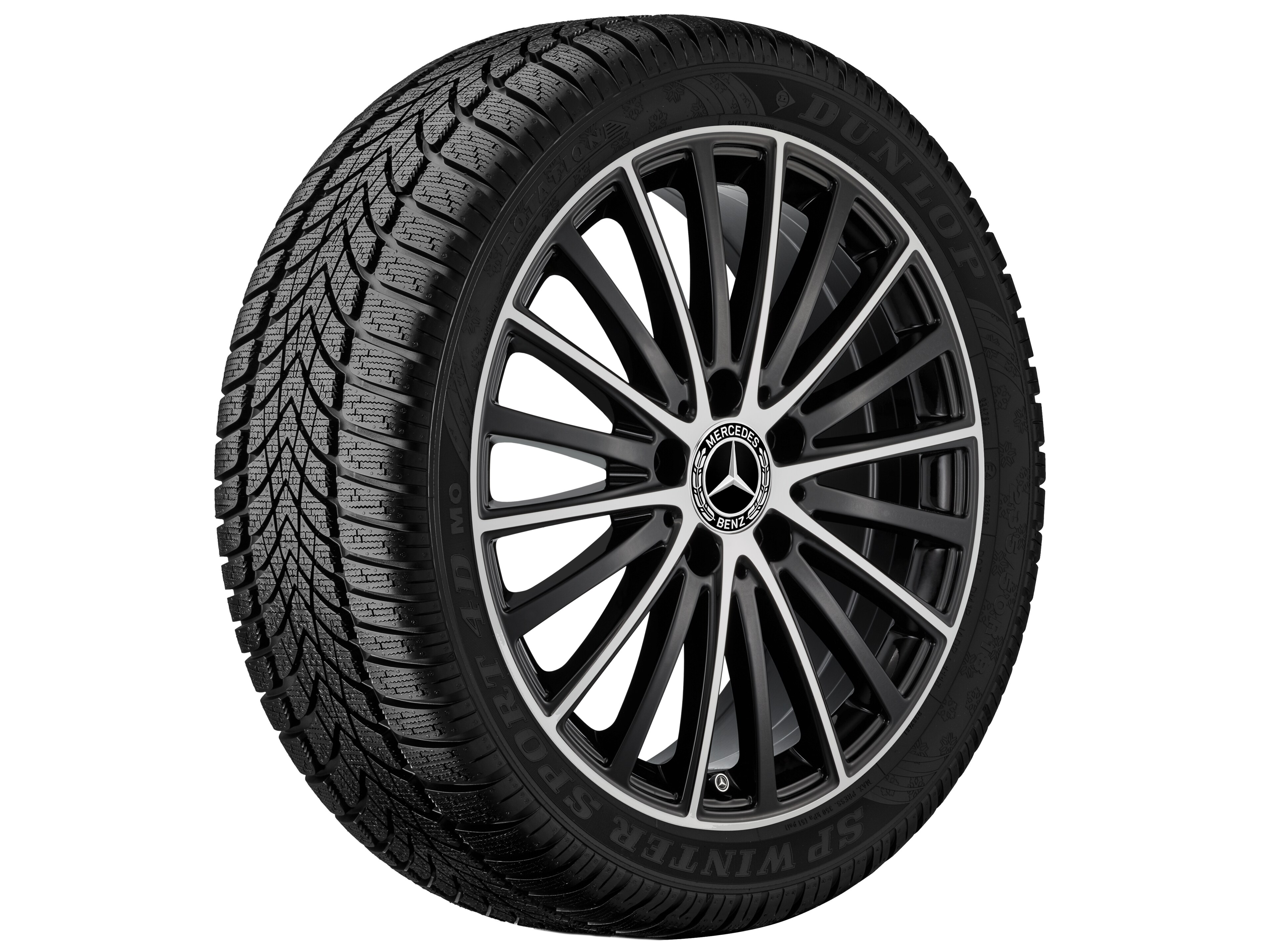 Vielspeichen-Rad, 43,2 cm (17 Zoll), glanzged