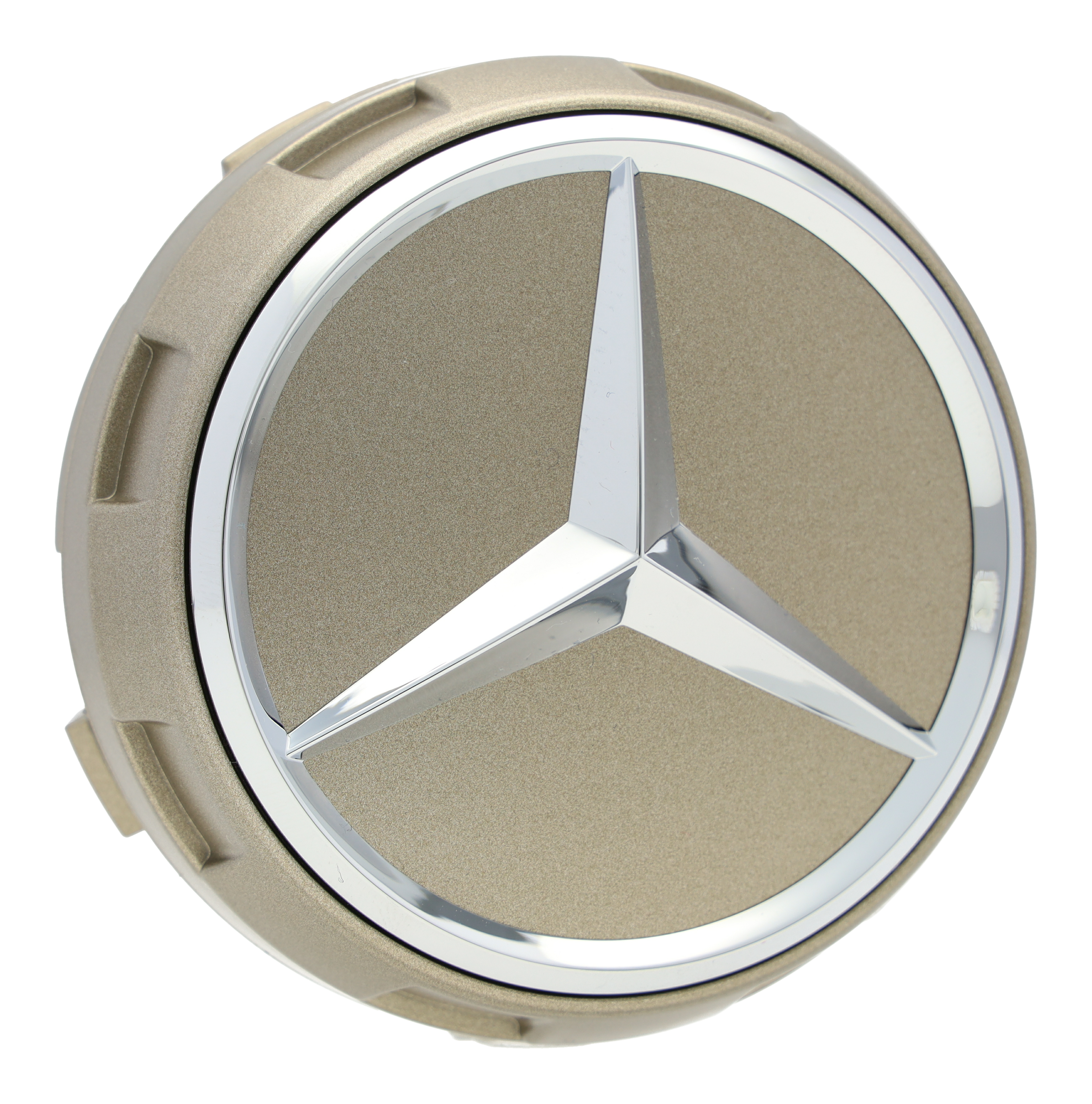 AMG Radnabenabdeckung, im Zentralverschlussdesign goldfarben