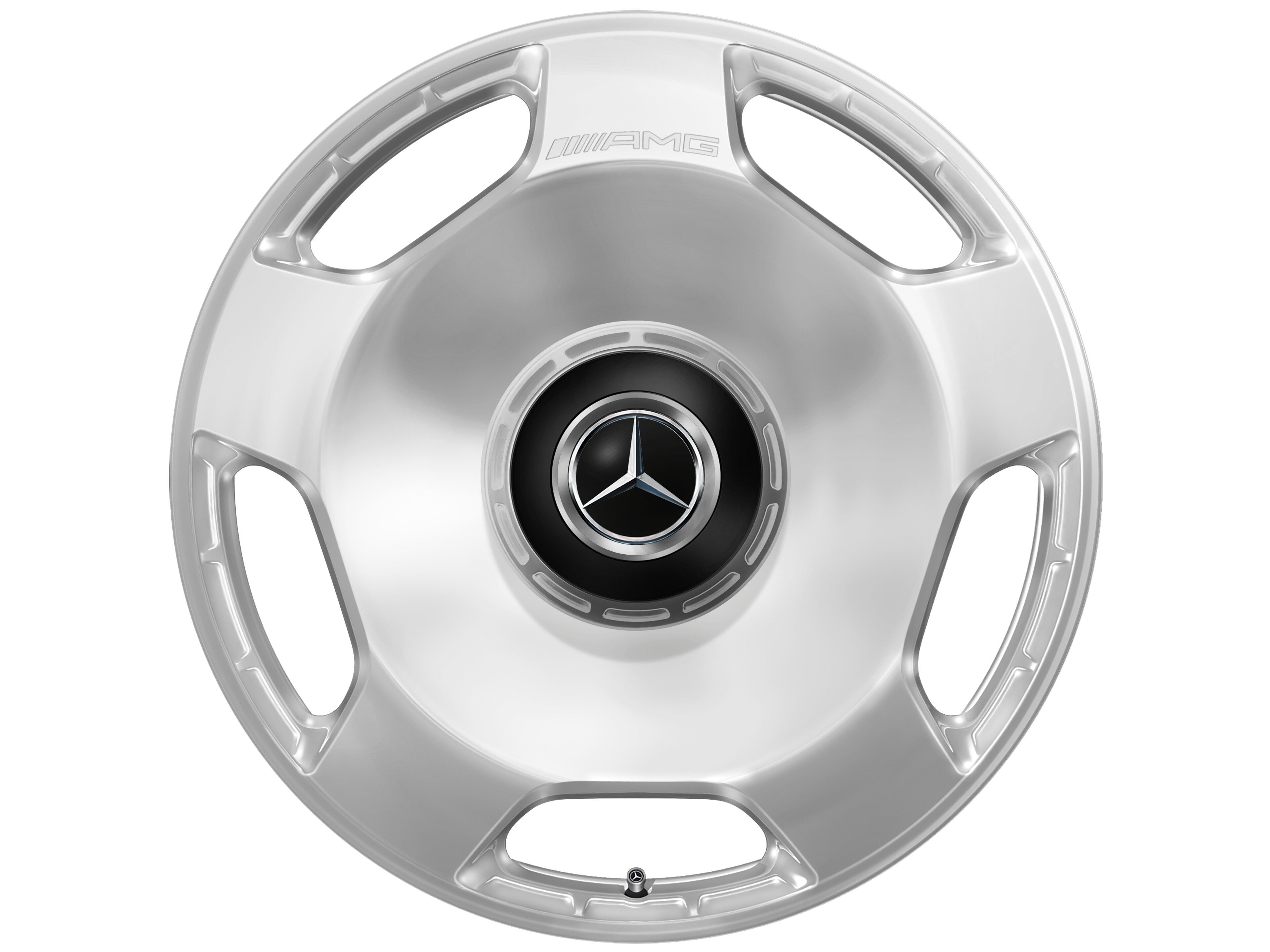 AMG Schmiederad 23 Zoll, 11,5 J x 23 ET 47, silberfarben, hochglanzpoliert