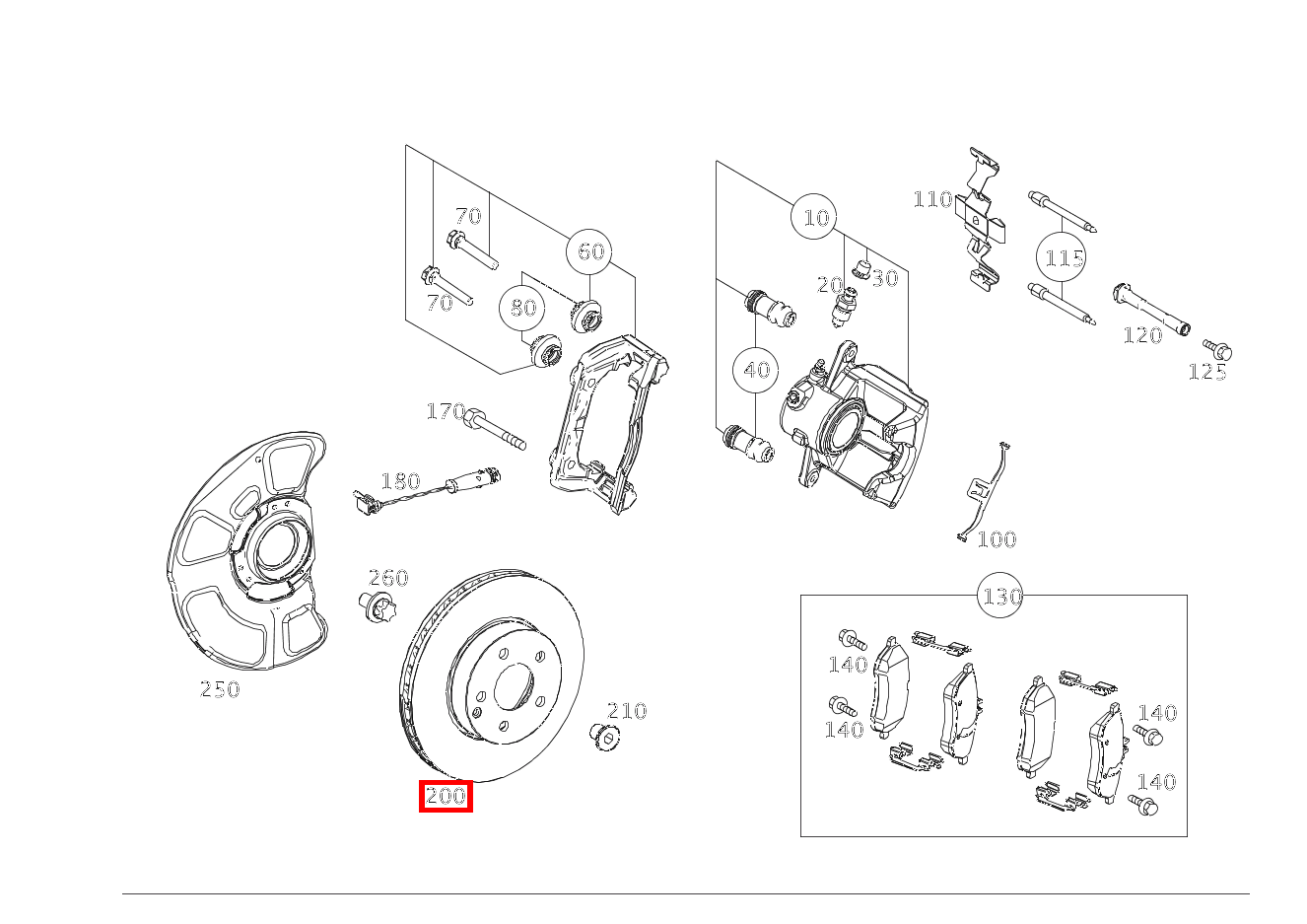 Bremsscheibe Vorne Rechts E 63 AMG Limousine 212