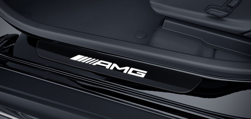 Cover für beleuchtete Einstiegsleiste mit AMG Schriftzug (Teilenummer:A2056862200)