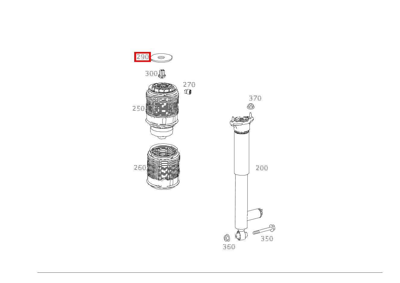 Federbeilage OBEN E 400 T 4MATIC 212