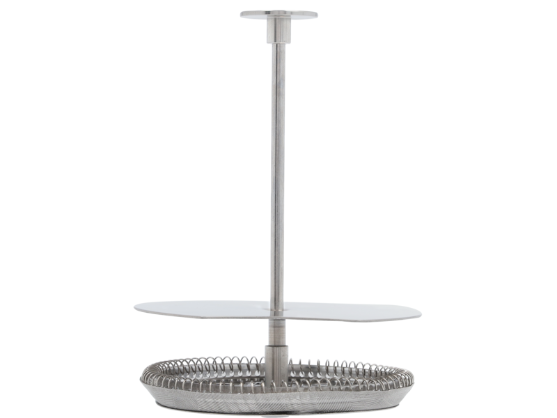 Pressstempelkanne, 1,0 l, Edelstahl/Kunststoff, gebürstet