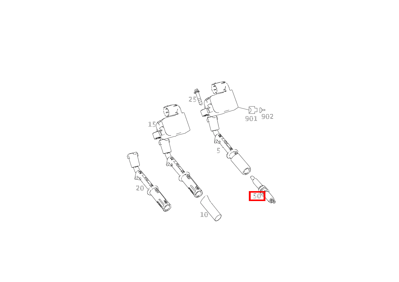 Zündkerze Mercedes-AMG CLS 63 4MATIC Shooting Brake 218