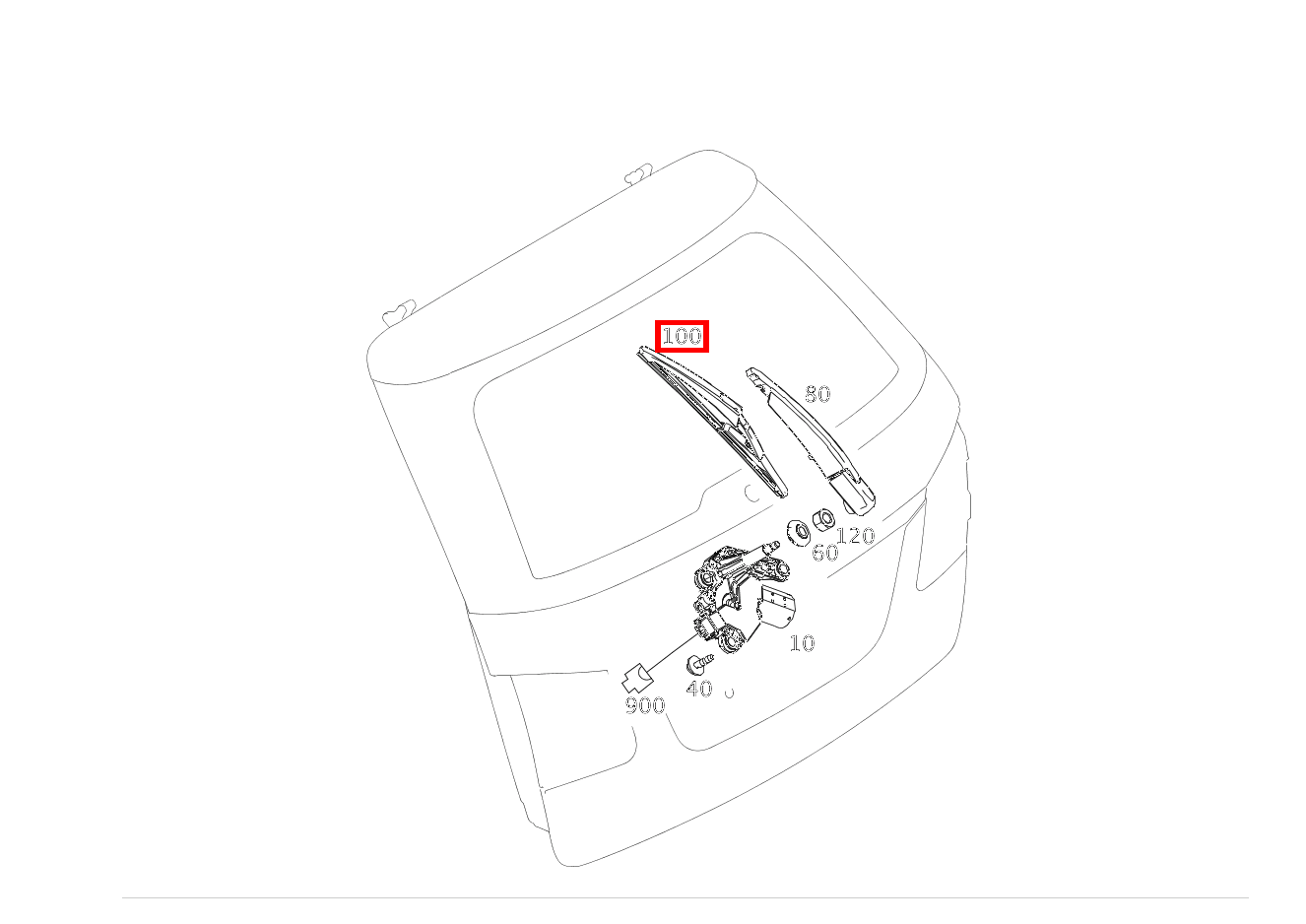 Wischerblatt B220CDI BE 246