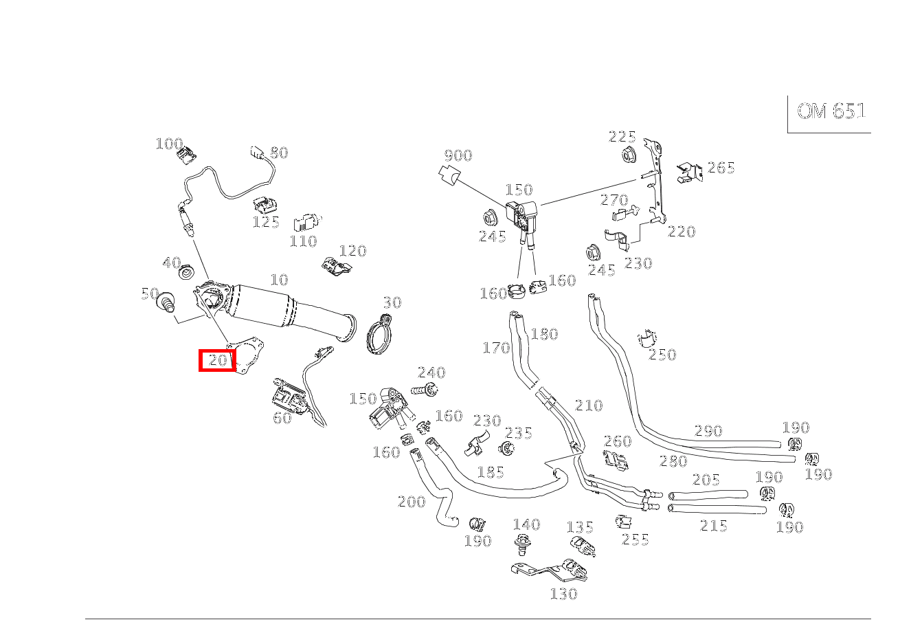 Flanschdichtung Vorn A200CDI BE 176