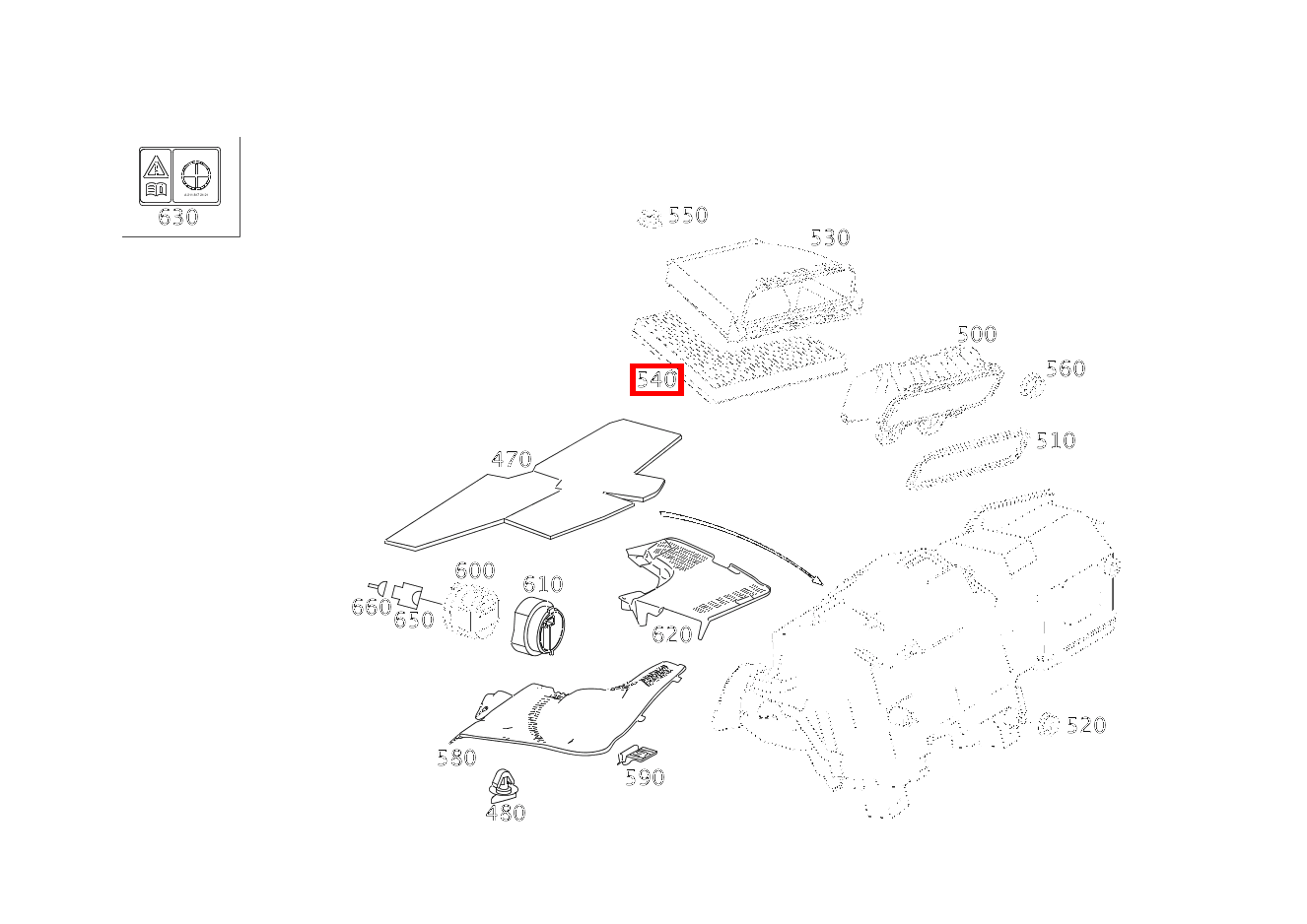 Aktivkohlefilter KOMBIFILTER E280CDI SONDERAUFB 211 Aktivkohlefilter KOMBIFILTER E280CDI SONDERAUFB 211