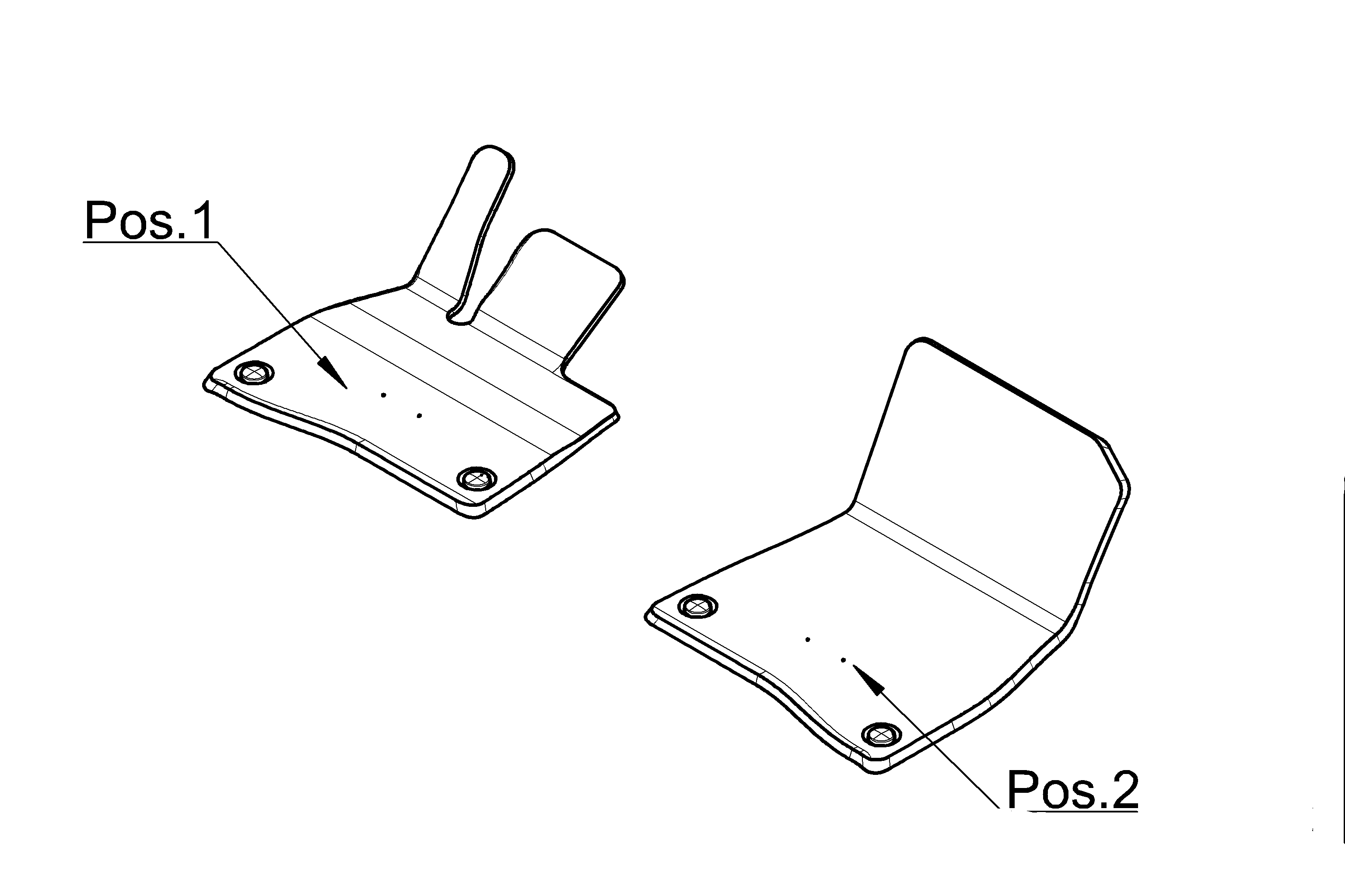 Veloursmatten, Fahrer-/Beifahrermatte, 2-teilig, schwarz EQE X294