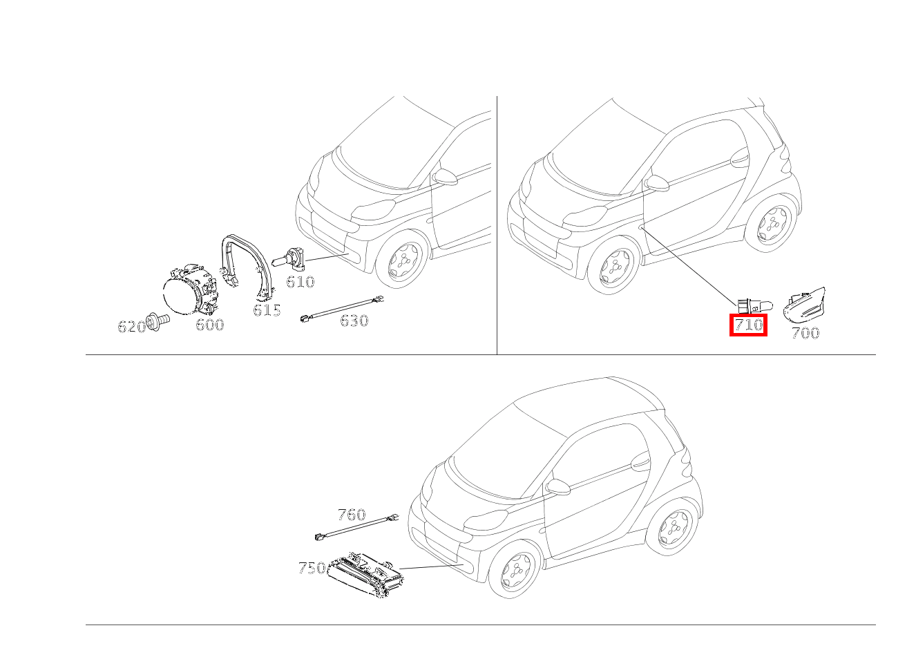 Glühlampe BLINKLEUCHTE SEITLICH; 12V-5W fortwo coupé mhd 52 kW 460 Glühlampe BLINKLEUCHTE SEITLICH; 12V-5W fortwo coupé mhd 52 kW 460