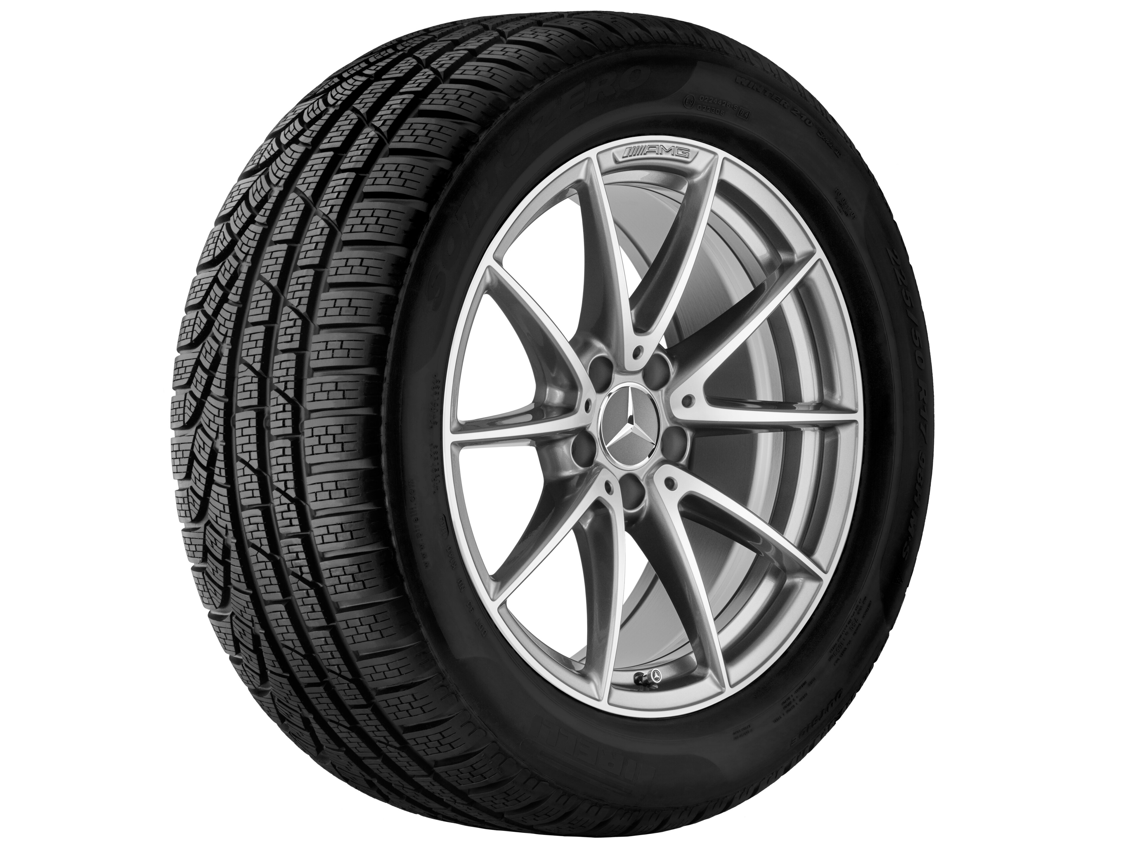 Mercedes-Benz - AMG 10-Speichen-Rad, 45,7 cm (18 Zoll) AMG 10-Speichen-Rad, 45,7 cm (18 Zoll)