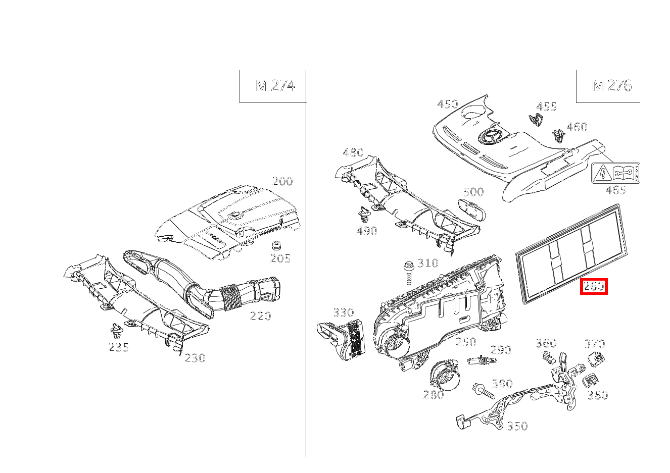 Luftfiltereinsatz LUFTFILTER GLK350 4M BE 204 Luftfiltereinsatz LUFTFILTER GLK350 4M BE 204