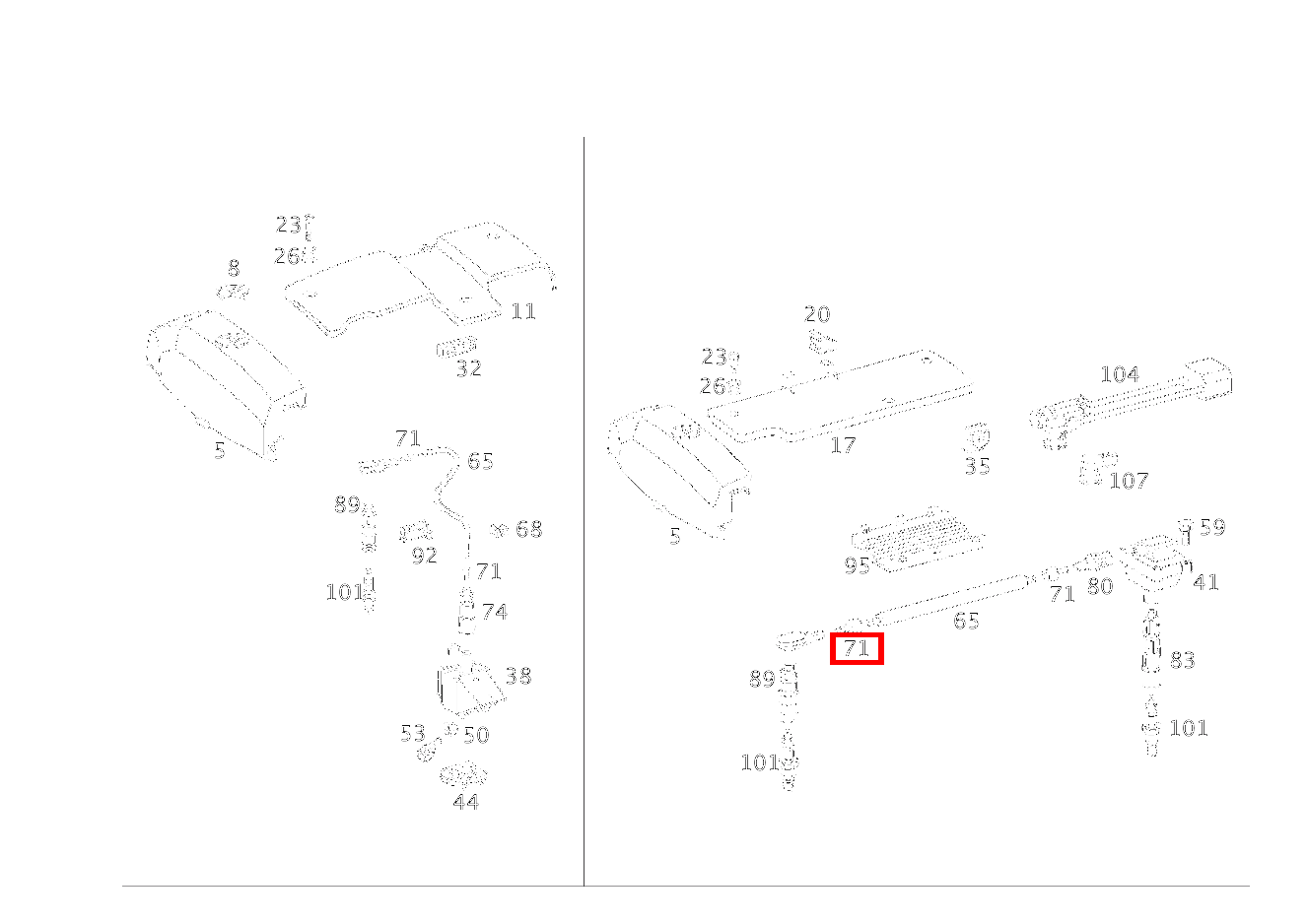 KABELVERSCHRAUBUNG ZUENDLEITUNG C 230 220 KABELVERSCHRAUBUNG ZUENDLEITUNG C 230 220