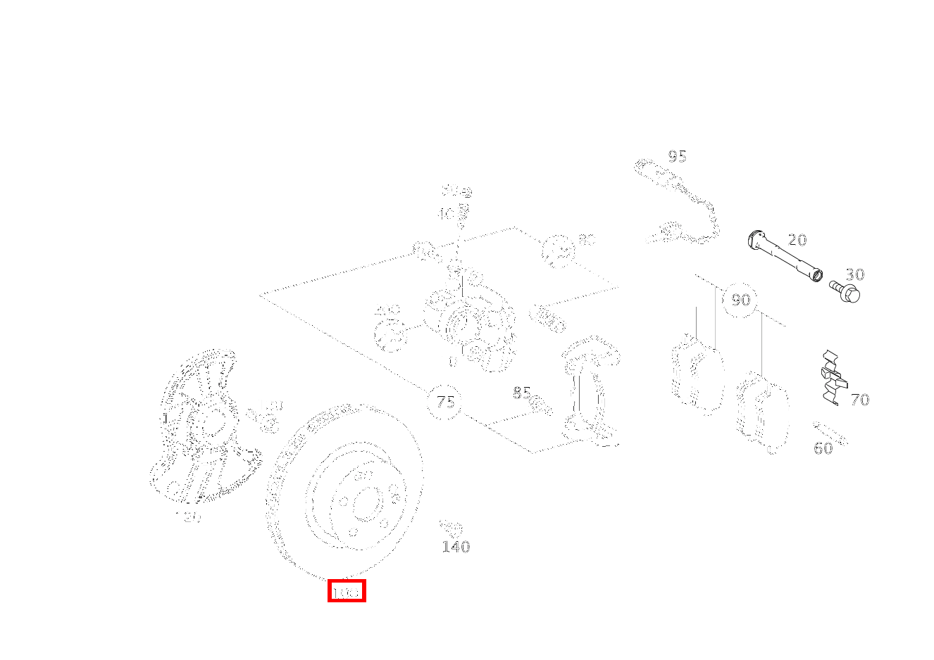 Bremsscheibe Vorn CLK 63 AMG Coupé 209