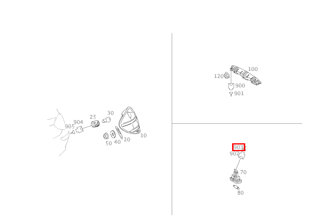FEDERSTECKER 0.5-1.0 MM2 JPT SLK 55 AMG Roadster 171