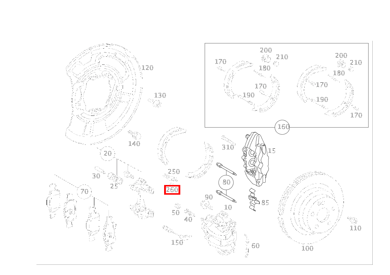 Zylinderstift Spreizschloss CLS 55 AMG 219 Zylinderstift Spreizschloss CLS 55 AMG 219
