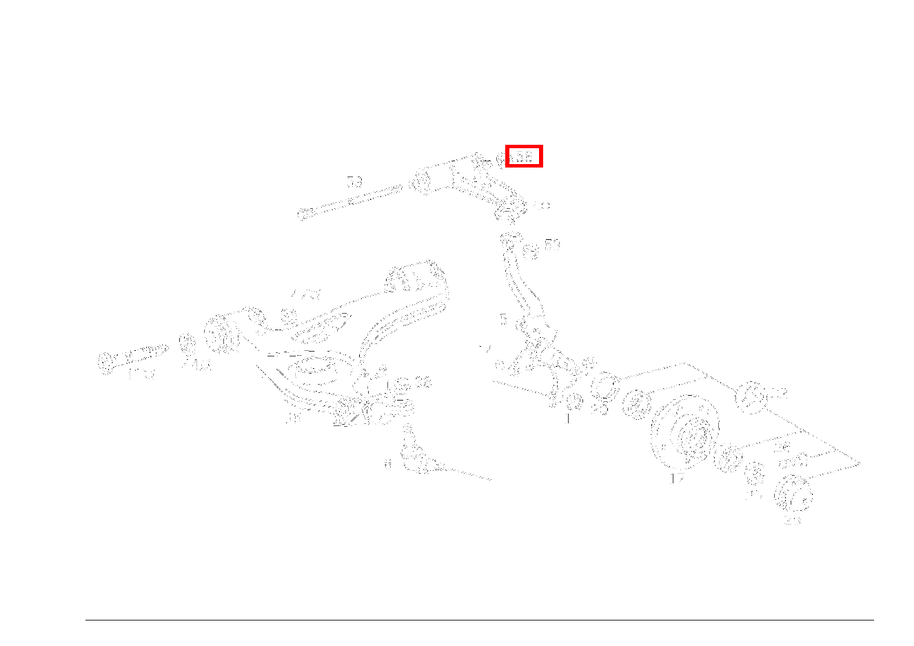 Mutter QUERLENKER OBEN AN RAHMEN M10 CLK 55 AMG CABR. 208