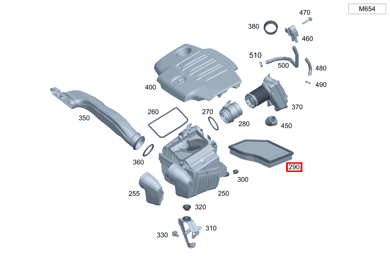 Luftfiltereinsatz DAEMPFERFILTER CLA 220 d 4MATIC Shooting Brake 118 Luftfiltereinsatz DAEMPFERFILTER CLA 220 d 4MATIC Shooting Brake 118