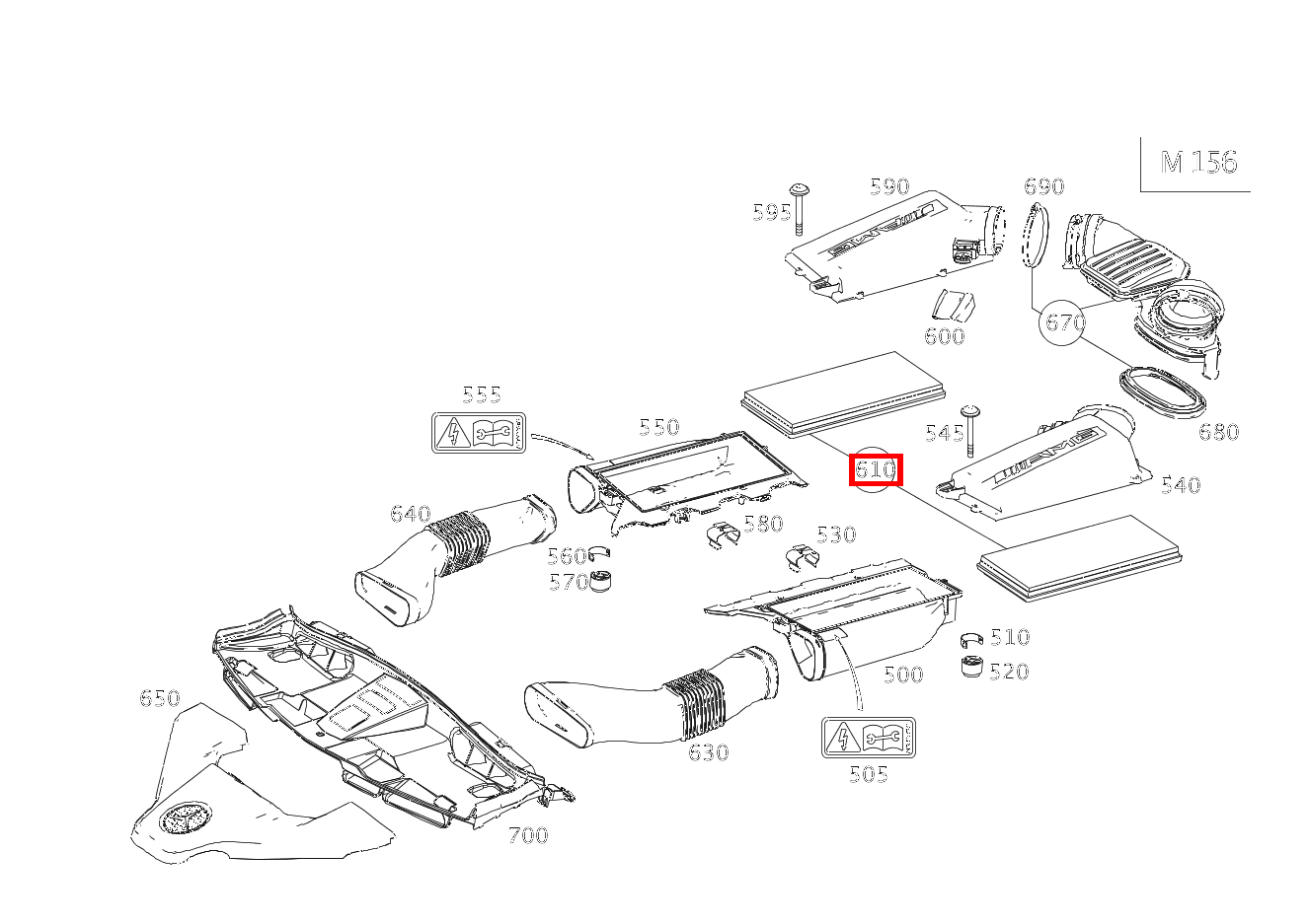 Filtereinsatz TEILESATZ E63T AMG 212 Filtereinsatz TEILESATZ E63T AMG 212