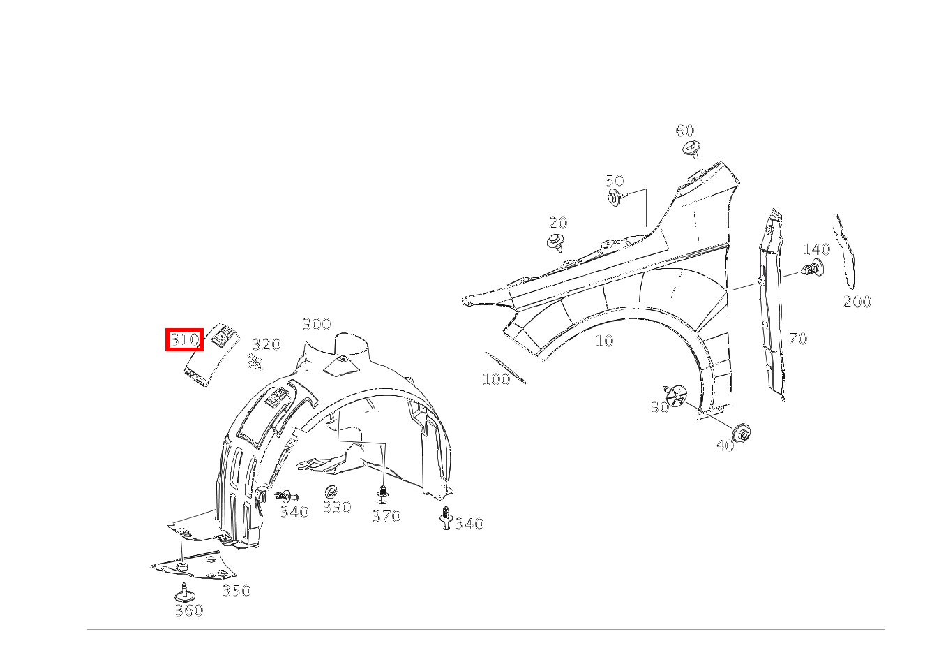 RADLAUFABDECKUNG SERVICEKLAPPE RECHTS CLA 180 Shooting Brake 156 RADLAUFABDECKUNG SERVICEKLAPPE RECHTS CLA 180 Shooting Brake 156