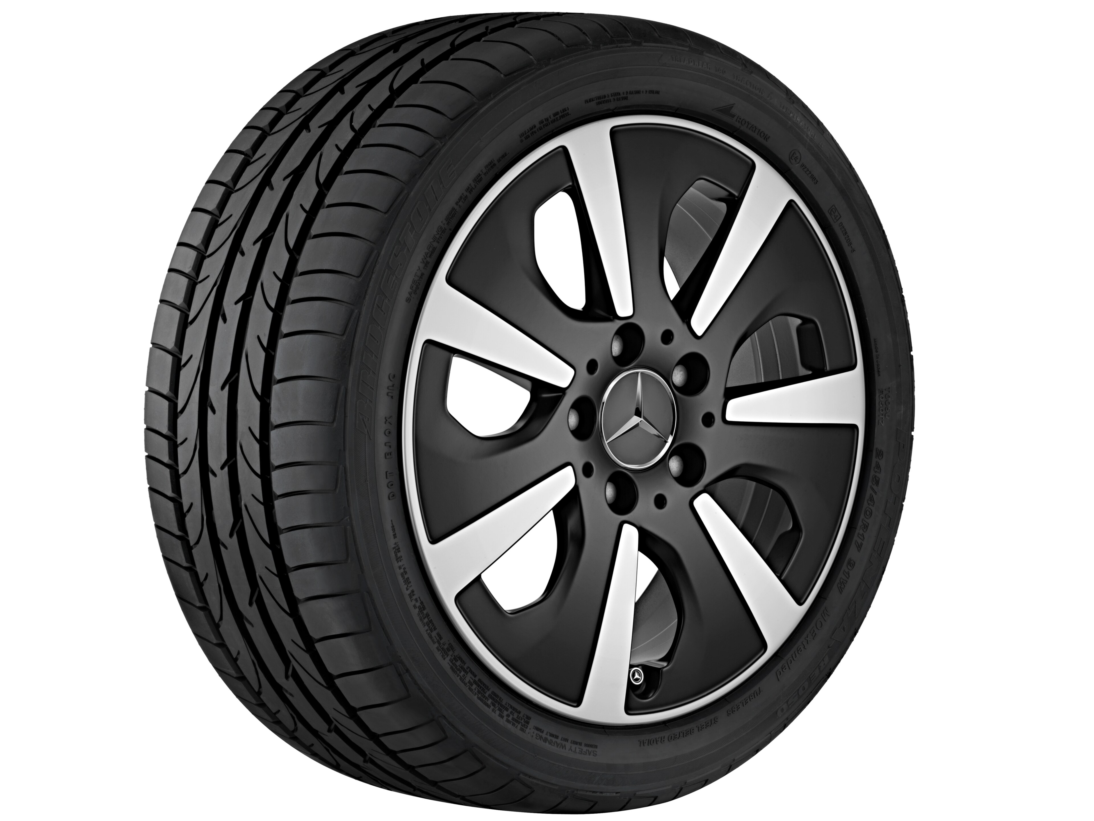 MB 7-Speichen-Rad, 40,6 cm (16 Zoll), glanzge