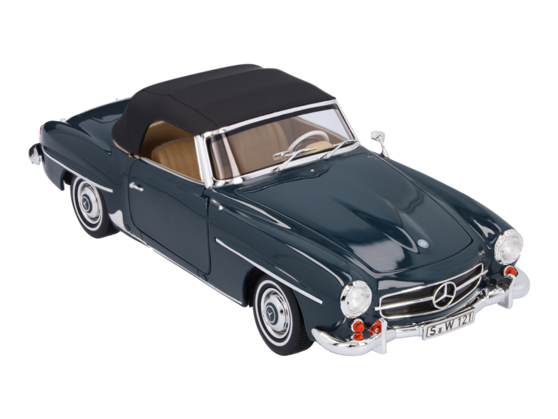 190 SL Roadster W 121 (1954-1963) graublau, Norev, 1:18