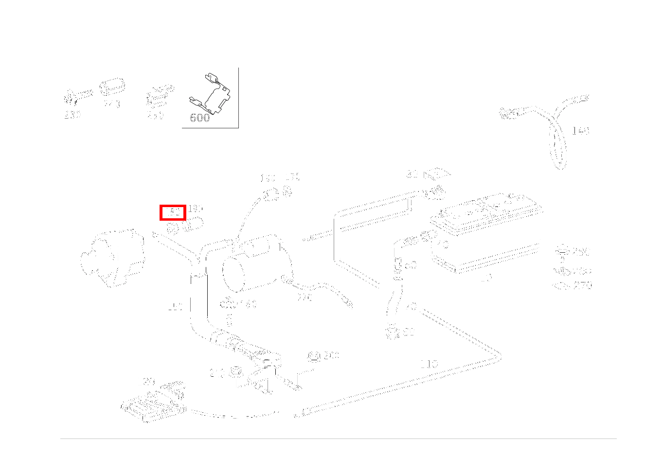 Mutter LEITUNG AN GENERATOR KLEMME 61; M5 S 350 L 4-MATIC 220