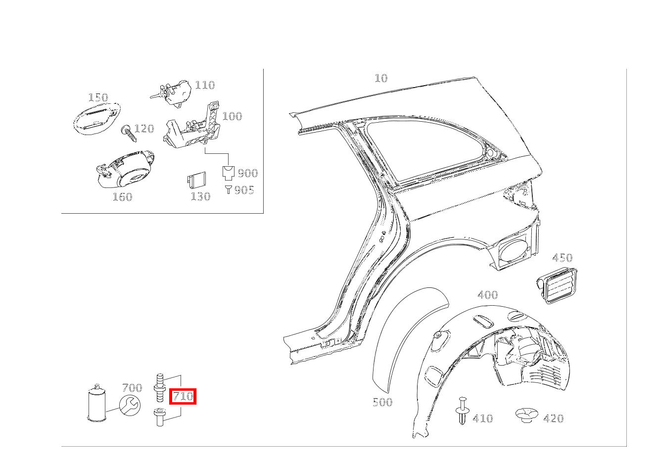 TEILESATZ GEWINDEBOLZEN REPARATURLOESUNG FUER ABGEBROCHENE SCHWEISSBOLZEN R 500 L 251