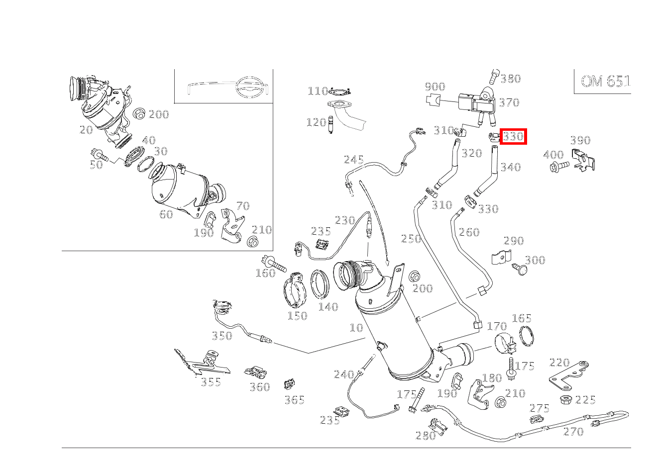 Schlauchschelle Schlauchbefestigung; 13-14.5 MM E250CDI CA 207