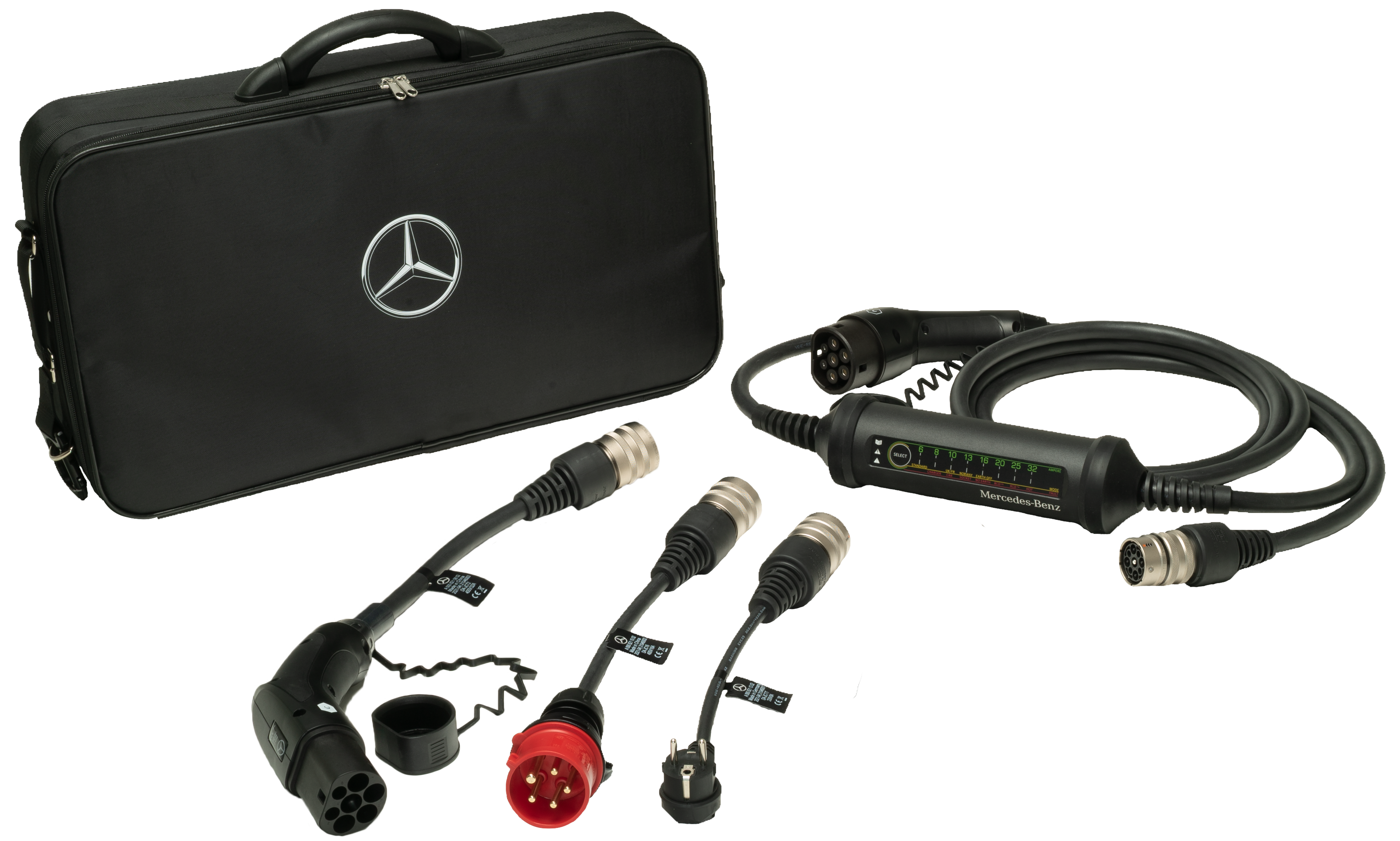 Flexibles Ladesystem, Set EU, 32/3-phasig, schwarz