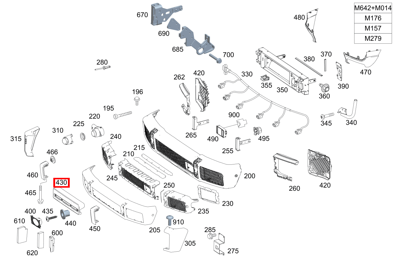 Kennzeichenblende G 350 d Professional Limited Edition 463 Kennzeichenblende G 350 d Professional Limited Edition 463