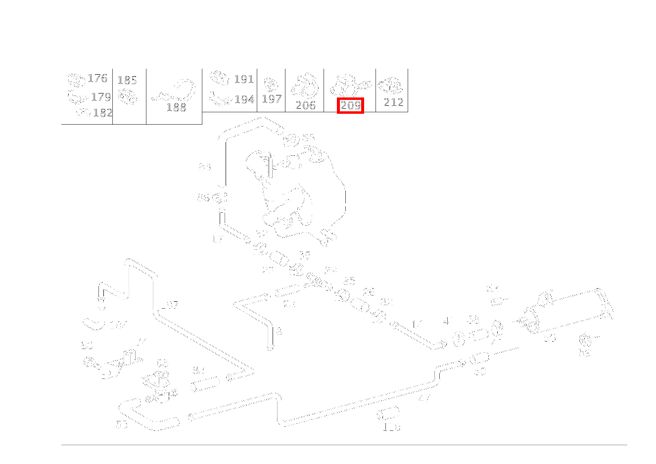 SCHLAUCHHALTER REGENERIERLEITUNG 11 - 13 X 10 MM C 43 T AMG 202