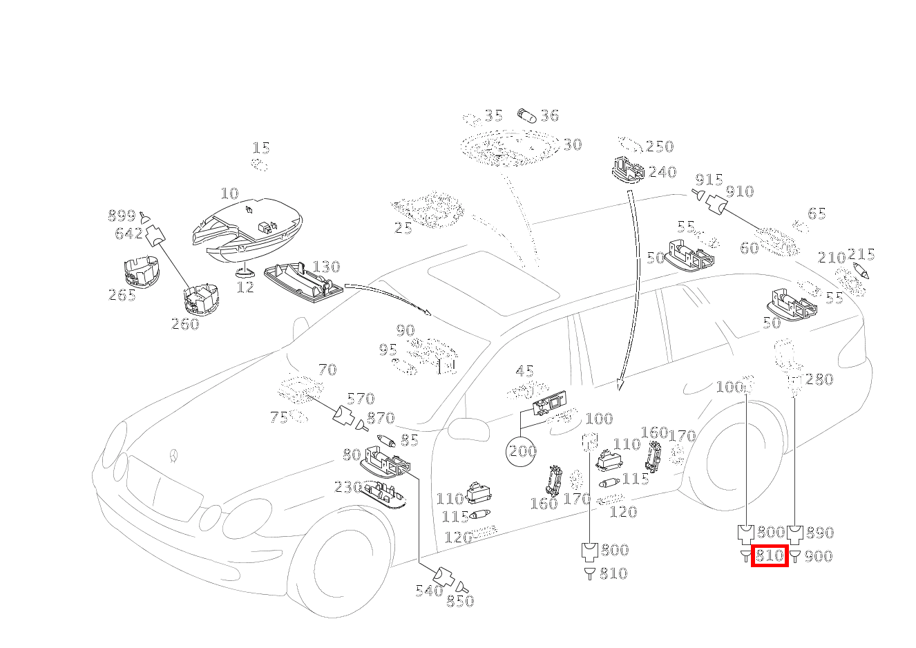 Kontaktbuchse 0.5-0.75 MM2 SLK2.8 E 220 CDI T-Modell 212