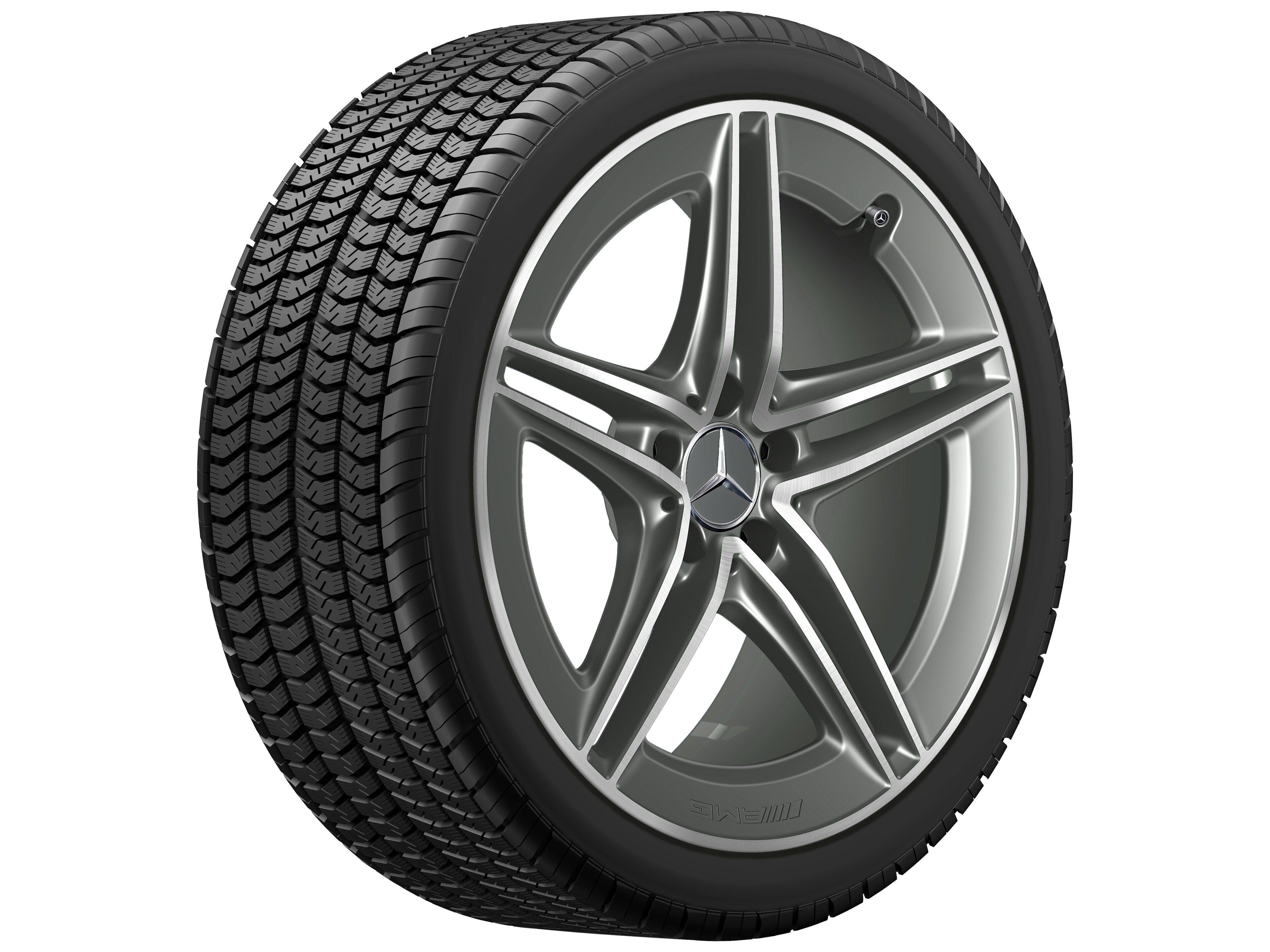 Mercedes-Benz - AMG 5-Doppelspeichen-Rad, 48,3 cm (19 Zoll), AMG 5-Doppelspeichen-Rad, 48,3 cm (19 Zoll),