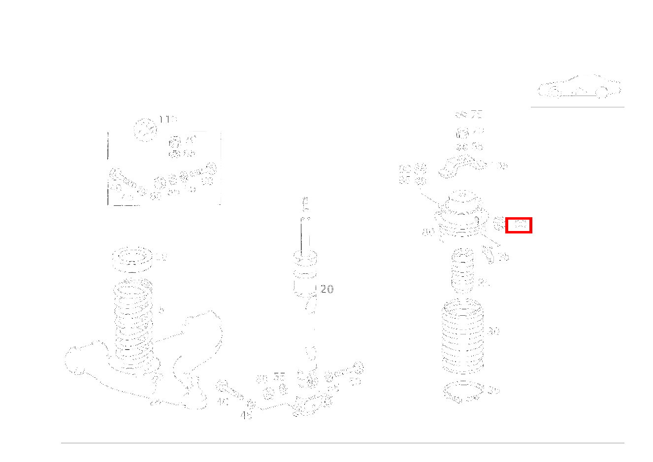 Sechskantmutter HALTER AN GUMMILAGER; M6 SL 600 Roadster mit Automatik 129