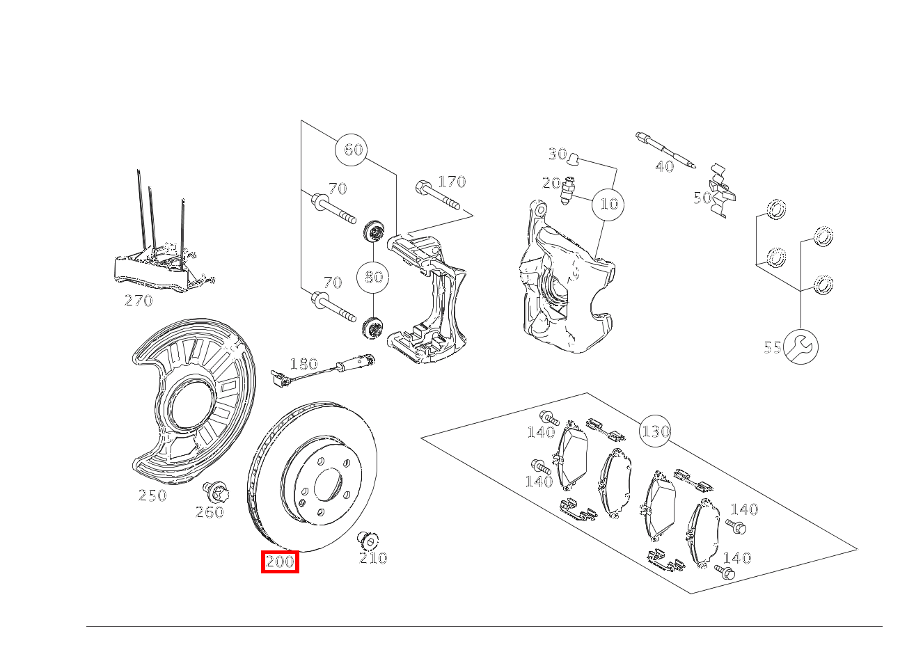 Bremsscheibe belüftet Vorn CLA 200 Shooting Brake 212