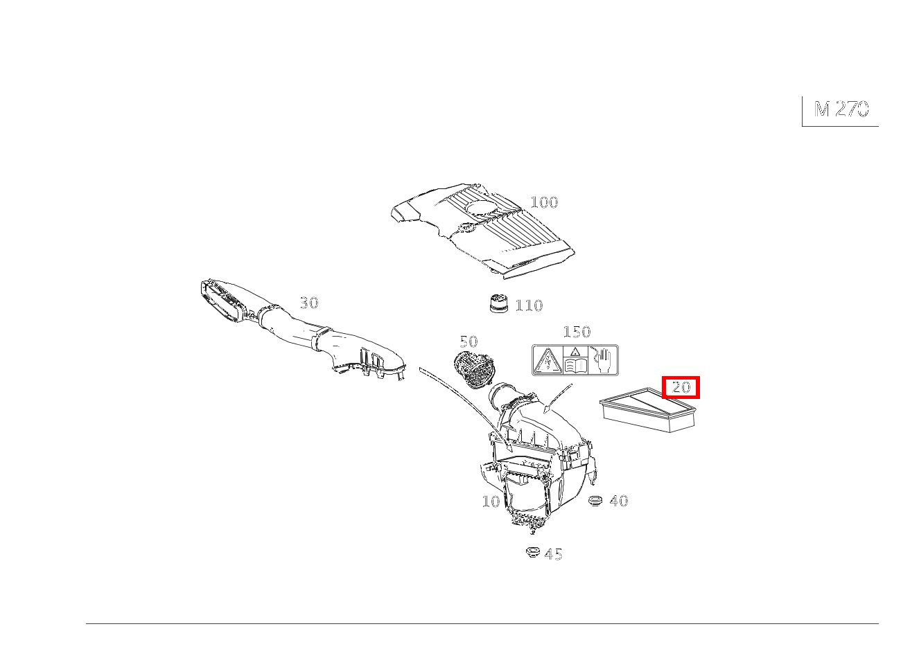 Luftfiltereinsatz B180 BE 246 Luftfiltereinsatz B180 BE 246