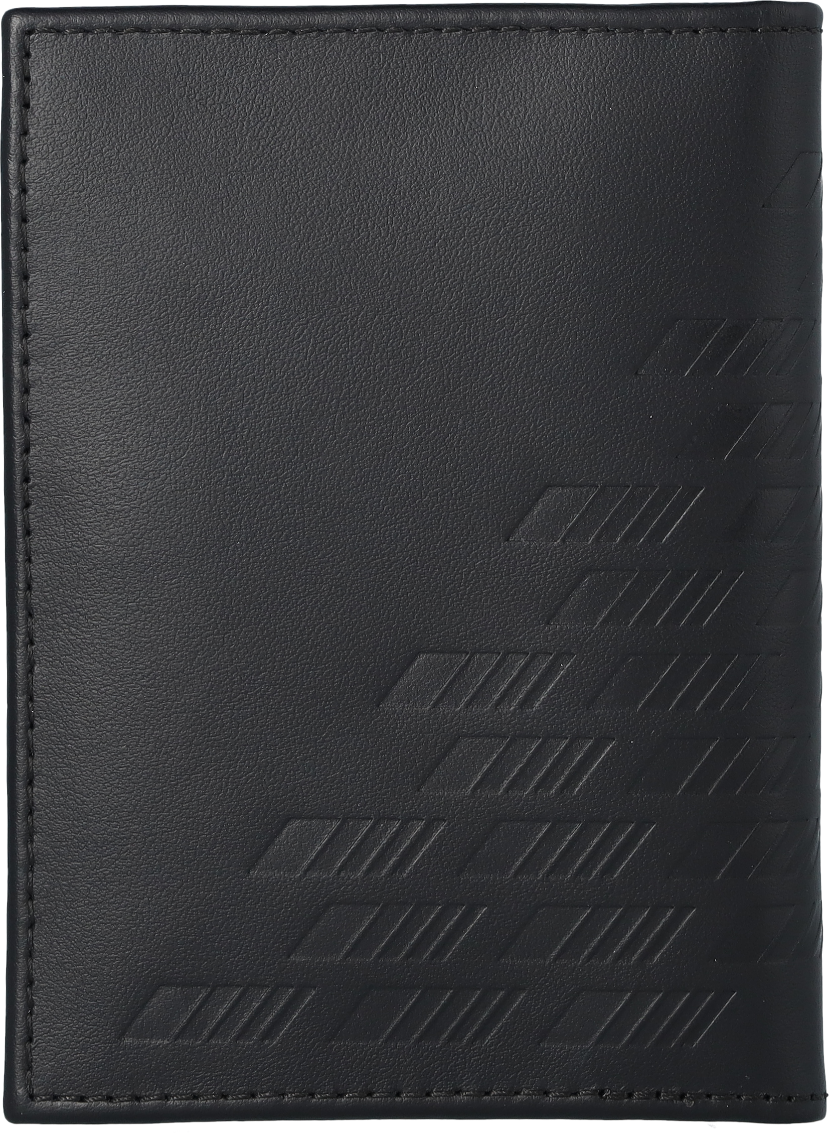 AMG Fahrzeugscheinmäppchen schwarz, Rindleder