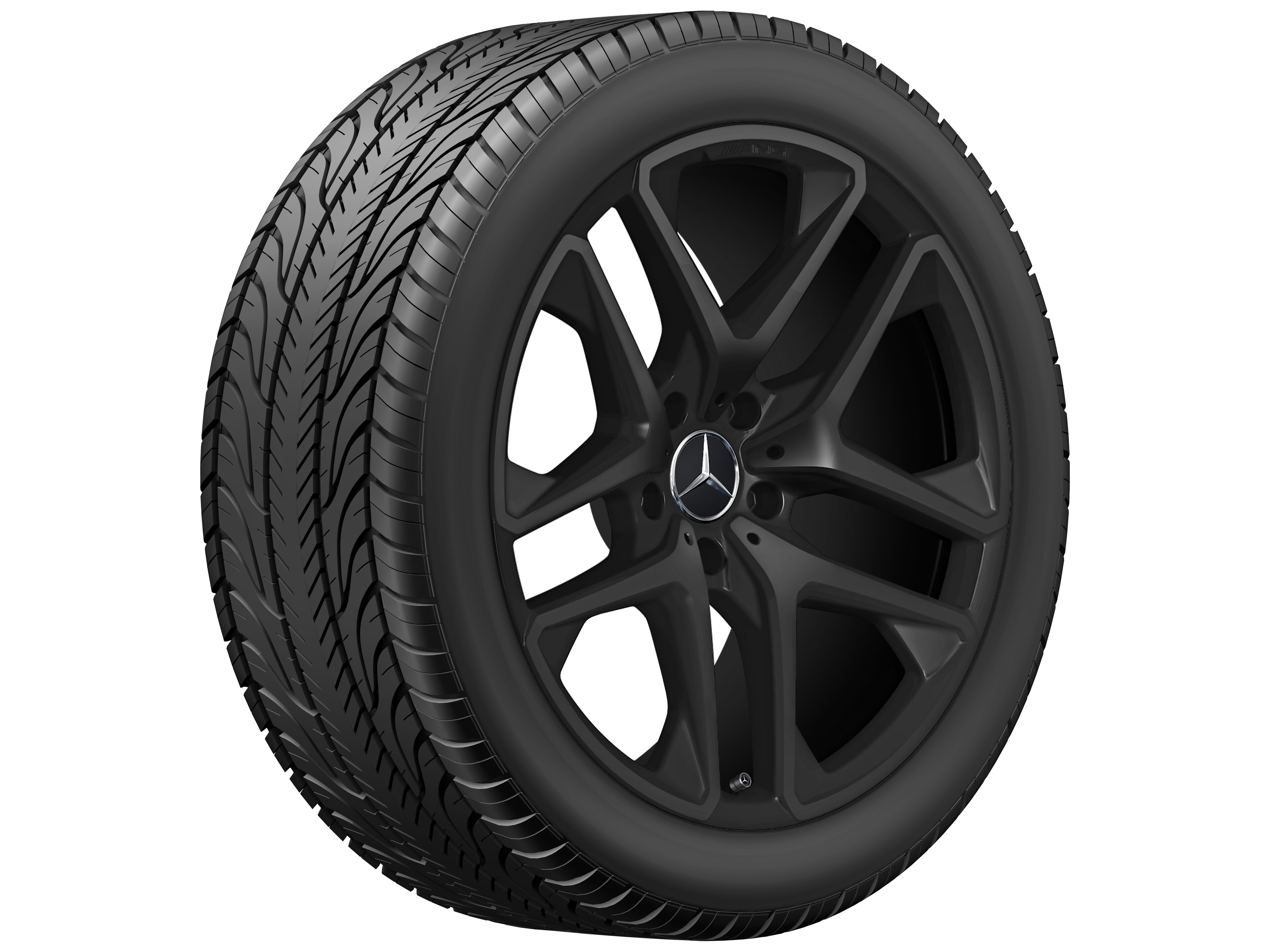AMG 5-Doppelspeichen-Rad, 21 Zoll, 10 J x 21 ET 33, schwarz matt