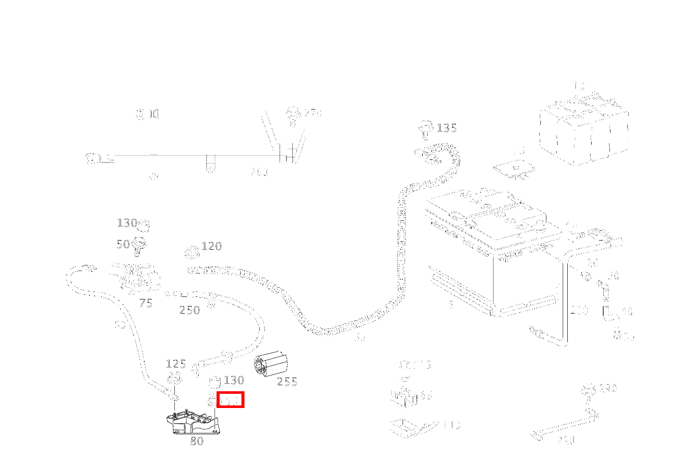Mutter BEFESTIGUNG LEITUNGSVERBINDER; M6 E280 210