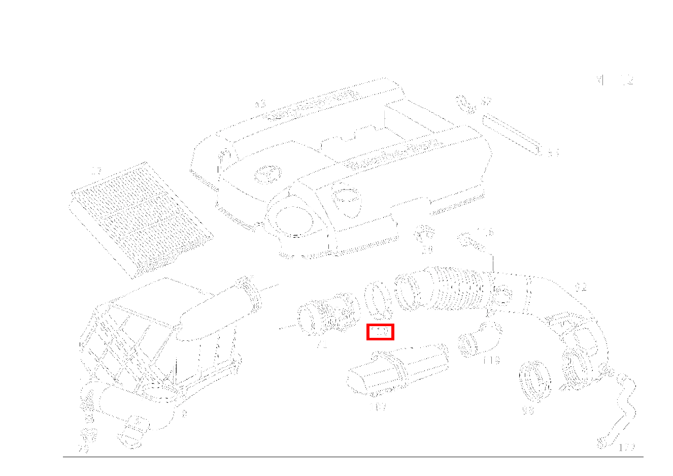 Schelle LUFTMASSENMESSER AN SAUGLEITUNG; 80-100 MM CLK 320 V6 Cabrio 208 Schelle LUFTMASSENMESSER AN SAUGLEITUNG; 80-100 MM CLK 320 V6 Cabrio 208